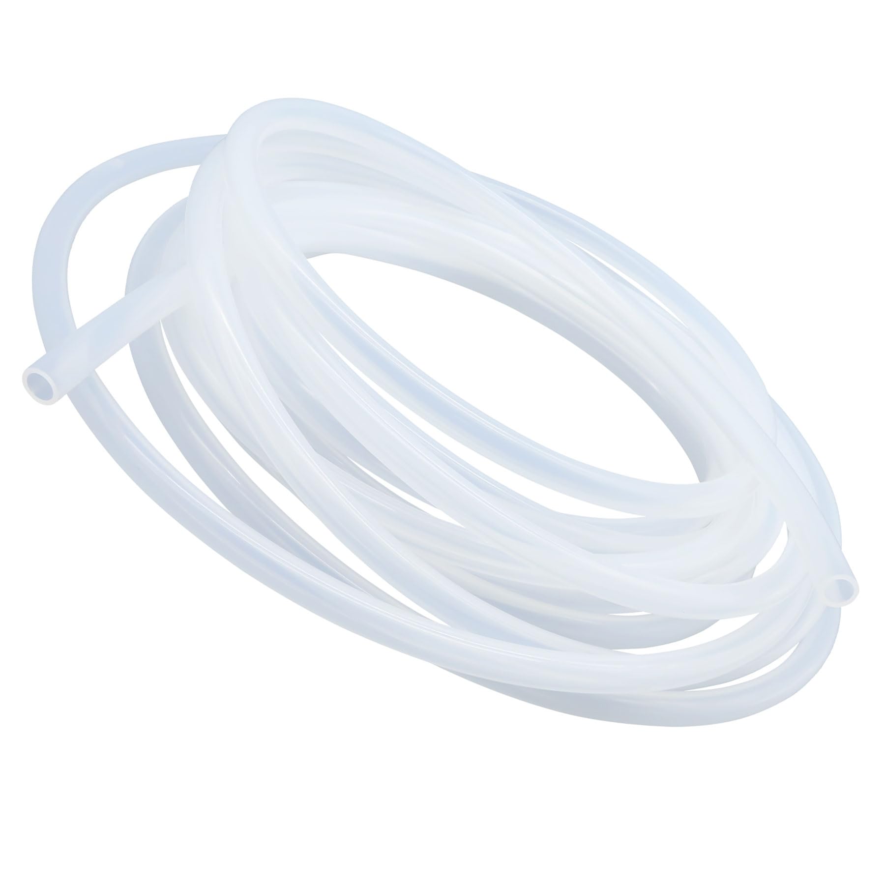 Lavmhab Transparent Clear Silicone Tube Food Grade Hoses Size 10Mm X 14Mm, Length 6M (19.6Ft), Thickness 2.0Mm, Flexible Rubber Silicone Tubing For Air Hoses Water Pipes