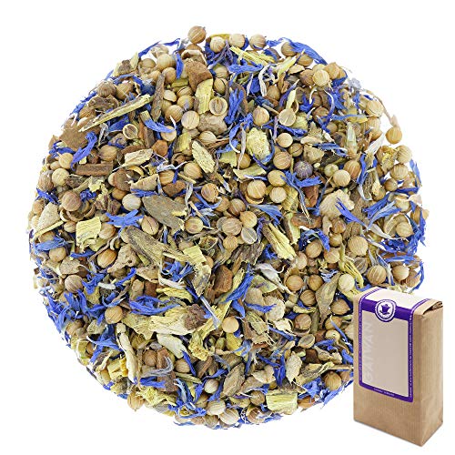 Núm. 1181: Té de hierbas orgánico "Ayurveda Vata" - hojas sueltas ecológico - 250 g - GAIWAN® GERMANY - Ayurvédico, cilantro, regaliz, cassia, jengibre, anís, acianos