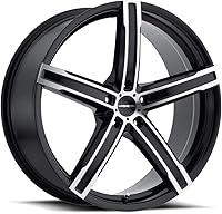 Vision 469 Boost 17x7 5x4.5 +38mm Gloss Black Machined Wheel Rim - Stylish Car Upgrade