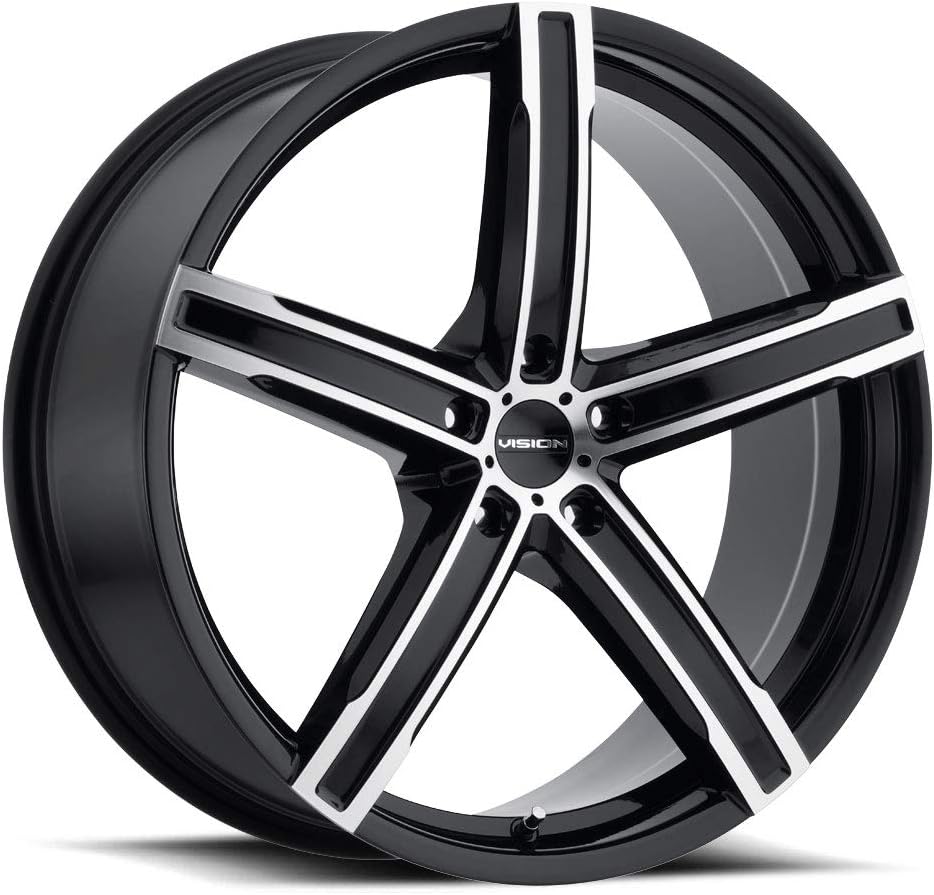 VISION 17" Inch 5x114.3 Wheel Rim Boost 469 17x8 +38mm Gloss Black