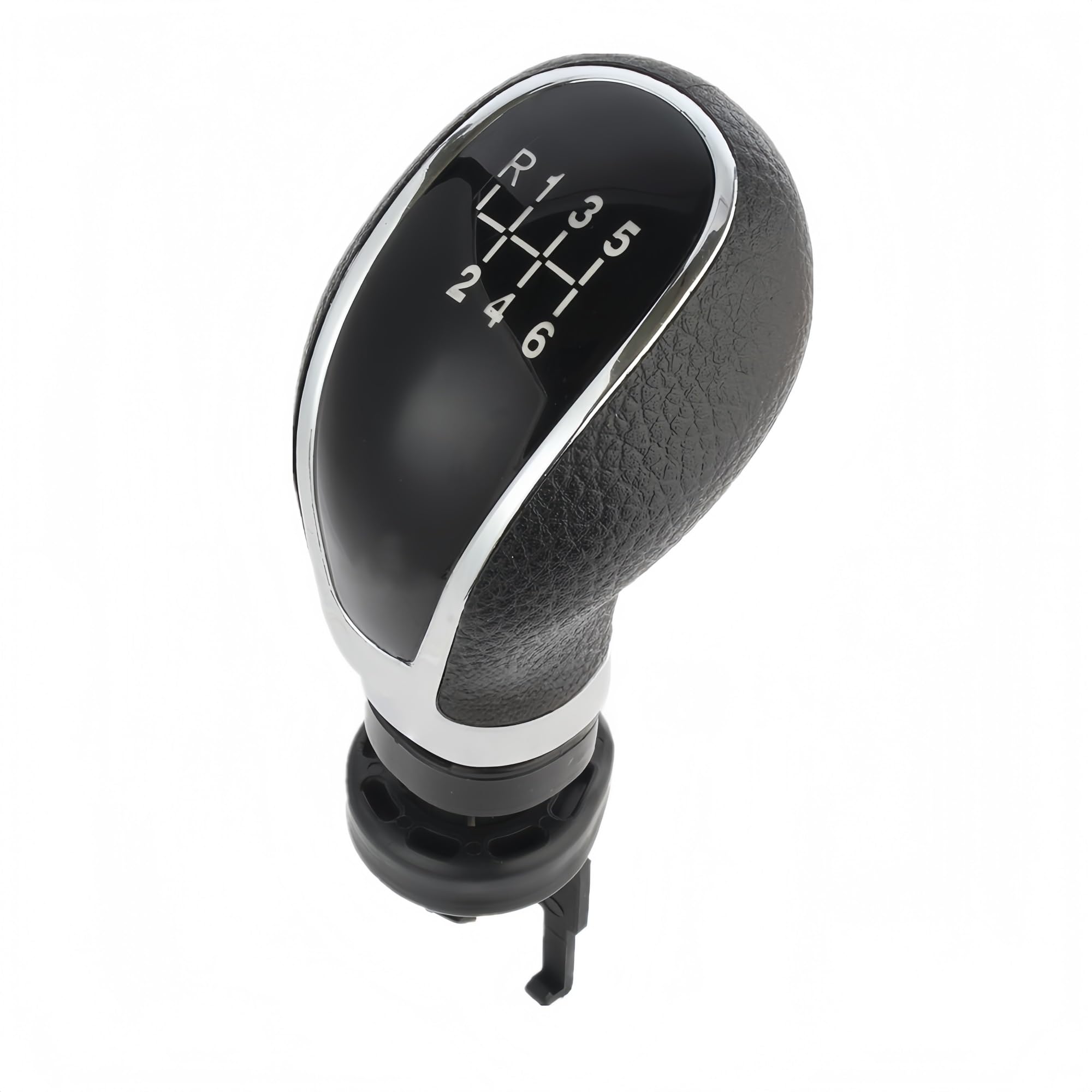 Jeocoai Car Gear knob for Opel for Insignia 2003-2017 Car-Styling 5/6 for Speed Gear Stick Shift Knob Leather Boot(6S Gear)