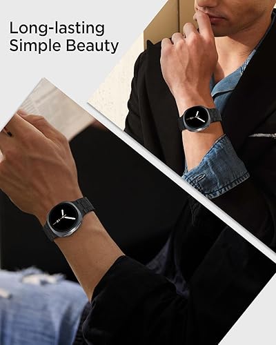 Miniatura 6 de Miimall Metal Band Compatible for Samsung Galaxy Watch 8 40mm 44mm8 Classic 46mm(2025), No Gap Stainless Steel Strap with Secure Clasp for Men