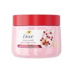Dove Pomegranate & Shea Butter Body Scrub Exfoliates and Deeply Nourishes for Smooth, Radiant Skin 15 oz