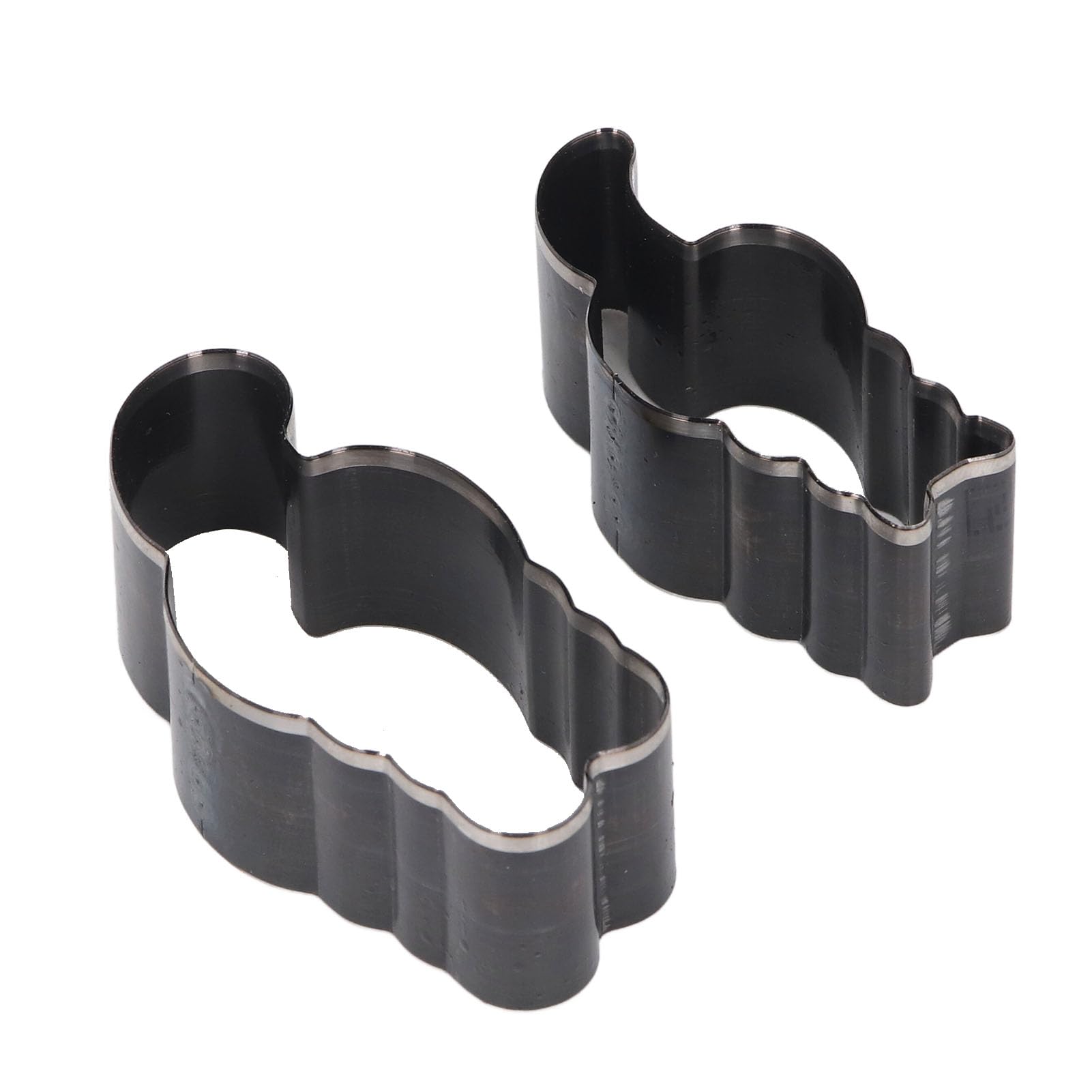 TYTOGE 2PCS Hollow Punch Cutter Cat Shaped Cutting Die Alloy Steel Manual Punching Tool Set for Leather Crafts 55mm 65mm