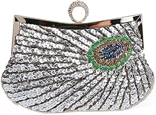 Borsa a Tracolla Anello vintage Peacock Borsa Busta Donna Strass Diamante Elegante Piccola