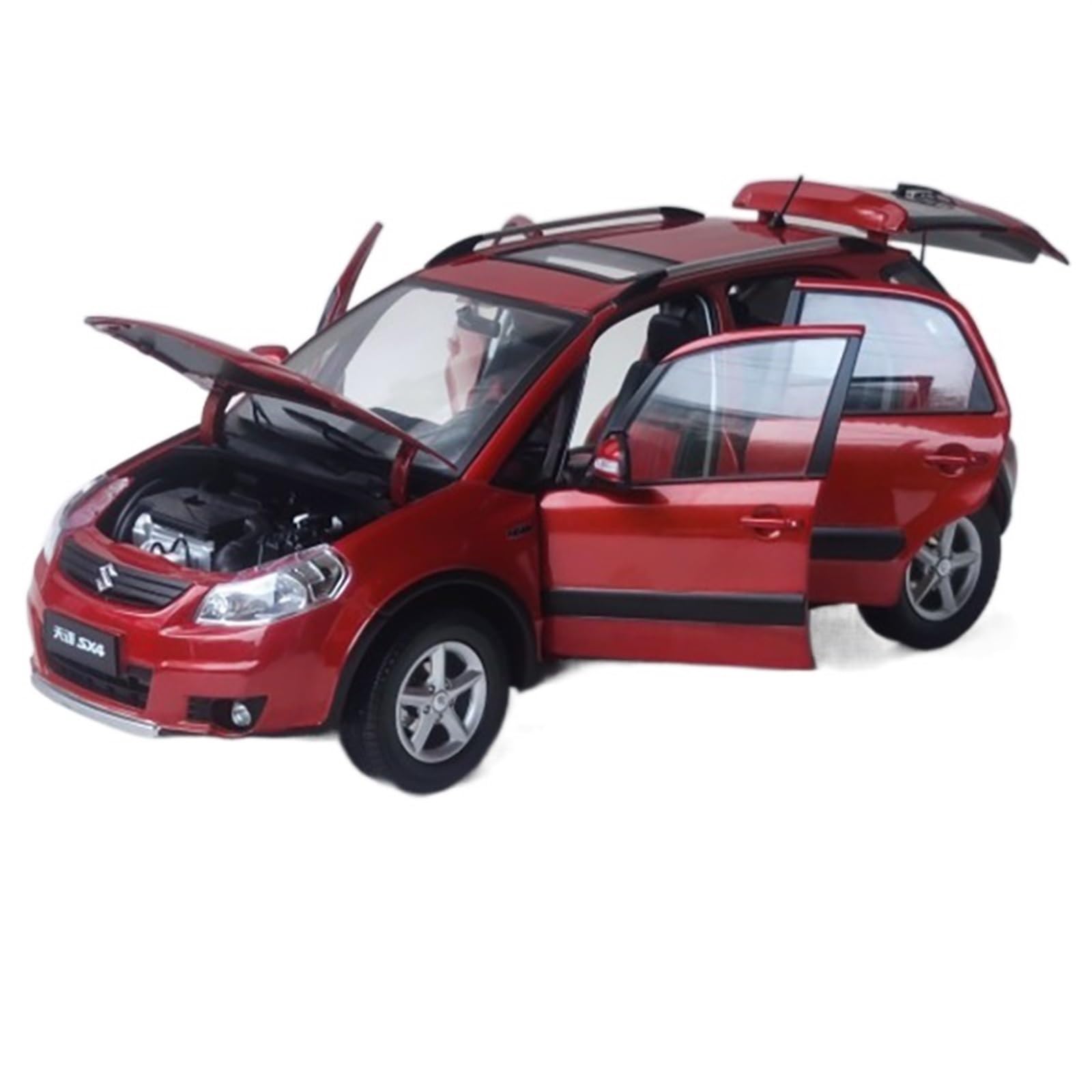 Scale Finished Model Car Static 1/18 for Suzuki Tianyu Sx4 Scale