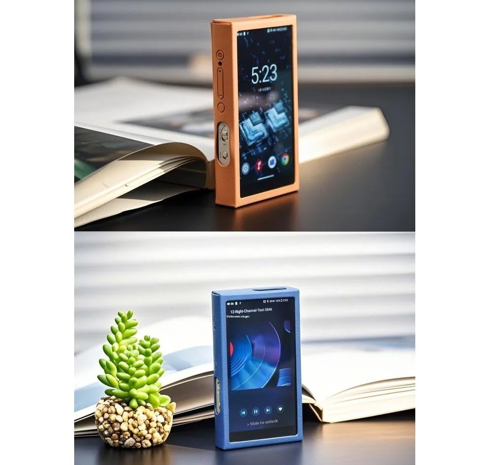 Leatherette Case for the FiiO M21 DAP (Brown) : Amazon.co.uk