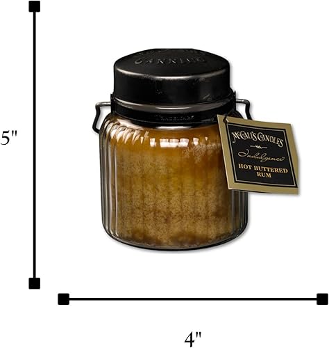 Vista 158 de McCall's Candles Manzanas y calabazas Vela perfumada de 18 onzas Colección Indulgence Doble mecha Tarro ranurado Vertido en Estados