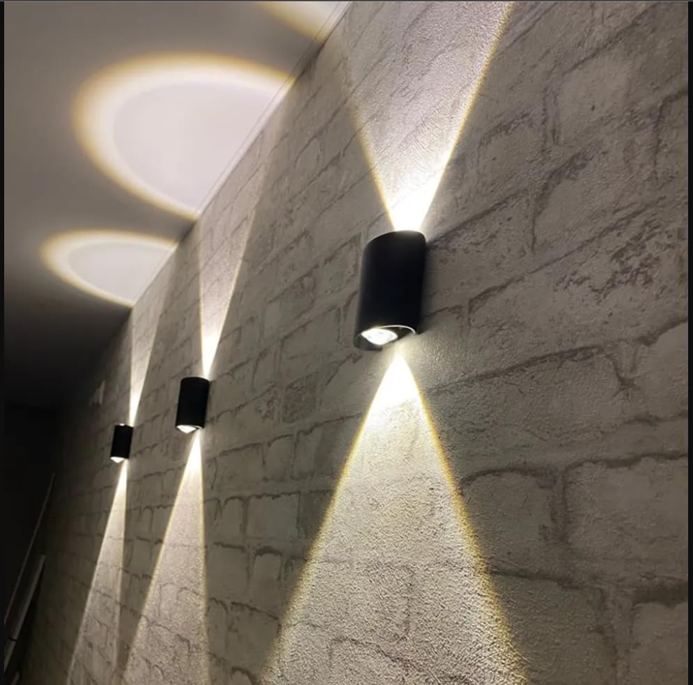 Lumina Waterproof LED Wall Lights for Indoor and Outdoor Decorative Wall Lamps Brighten Up Your Home with Stylish LED Wall Lighting 2-Way for Living Room, Bedroom, Staircase. Elevation. 4