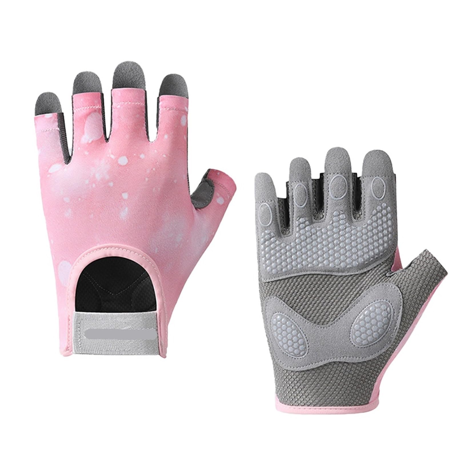 Guanti Da Fitness Guanti for sollevamento pesi, guanti for attrezzatura da palestra, sport all'aria aperta, antiscivolo, mezze dita, traspiranti, elastici, estivi Per Il Fitness