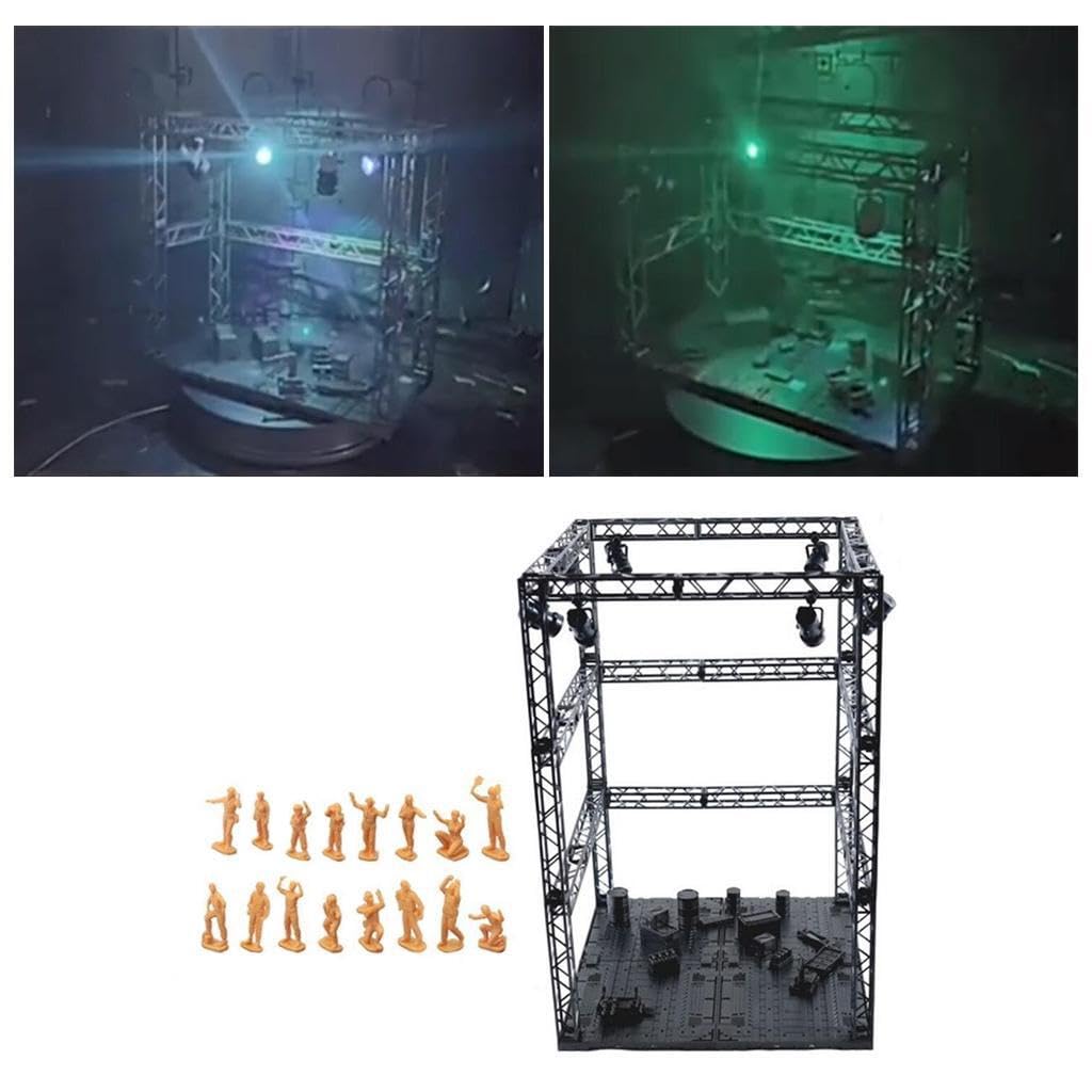 QUXVUIS Stimola la creatività con i kit di base d'azione in Per scala 1/144 adatti agli appassionati di modellismo, kit di modelli staccabili, espositore per