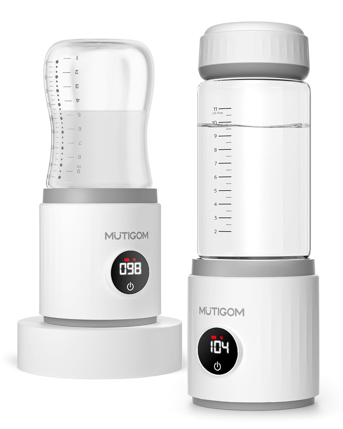 MUTIGOM Portable Bottle Warmer, Fast Baby Bottle Warmer