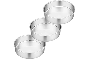 P&P CHEF 8 Inch Cake Pan Set