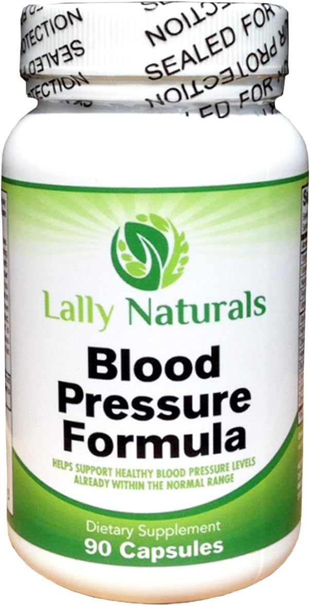 Blood Pressure Support Formula (90 count) - Best High Blood Pressure Pills - Premium Herbs Naturally Lower Blood Pressure without side effects