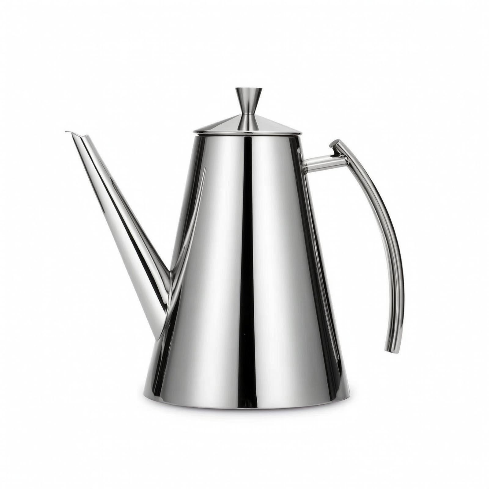 Azeiteira Inox Aço Inoxidável Azeiteira com Saída Dosador Galheteiro Inox para Balcão,