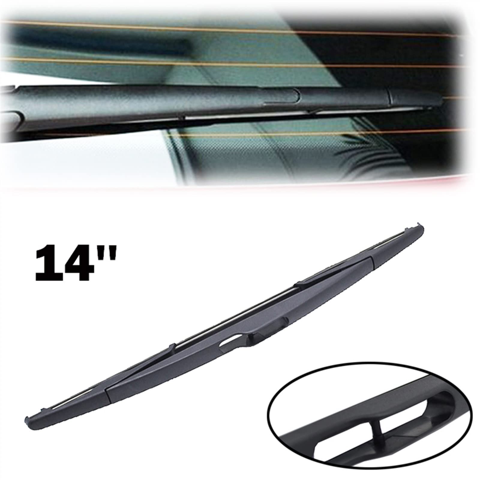 Per P&eugeot 206 Hatchback 2001 2002 2003 2004 2005 2006 Anteriore Posteriore Tergicristallo Spazzole Set 26 "16" 14"