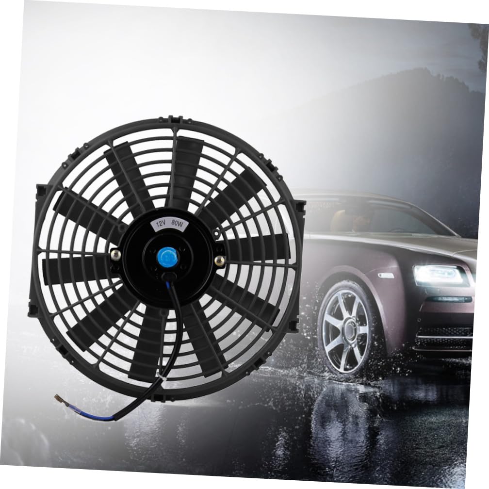 iplusmile Ventola Di Raffreddamento Per Radiatore Motore Auto Ventola Di Scarico Rimontata Leggera e Resistente Come Ricambio o Upgrade