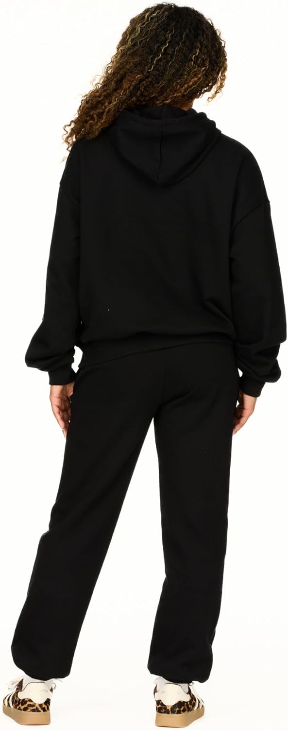 Forever 21 womens Oversized Fleece Hoodie With Kangaroo Pocket - Image 5