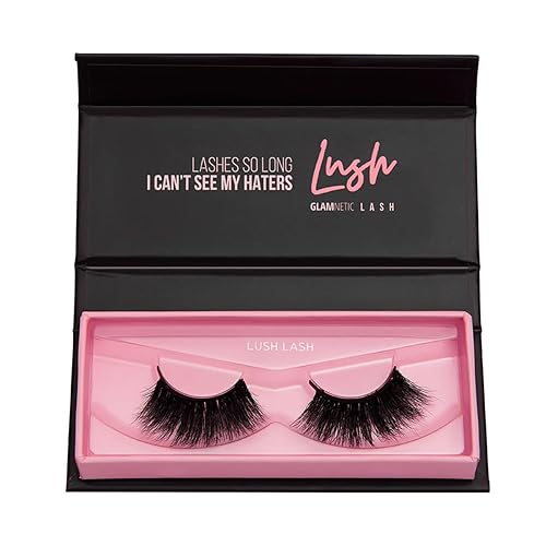 Pestañas magnéticas Lush Lash Pestañas magnéticas artificiales, hechas con fibra sintética de visón sintético, aspecto cómodo y natural de