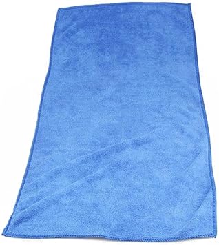HshDUti Microfibre Cleaning Cloth Duster Car Bathroom Polish Towel, Ultra Absorbent Microfiber Cleaning Cloth, Non-Abrasive, Reusable and Washable Blue