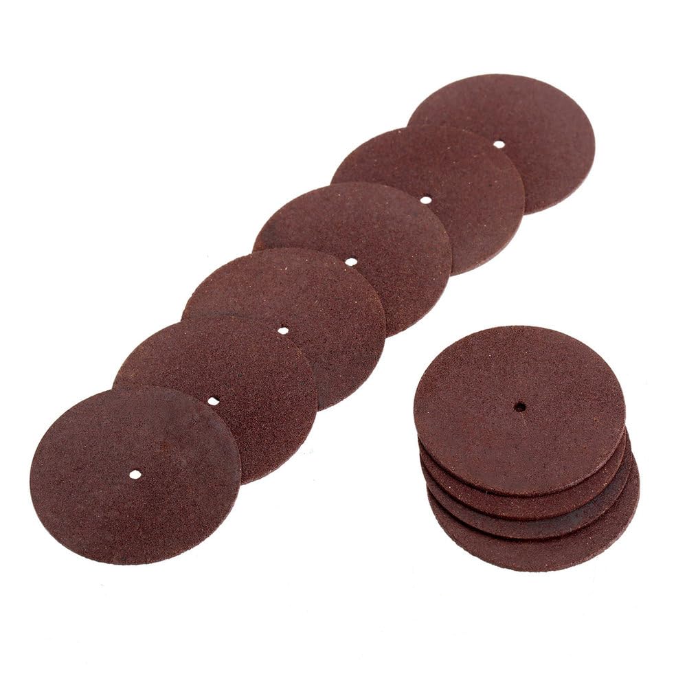 50 Stück 38 mm Zubehör Harz-Schleifscheibe Mini-Kreissäge Trennscheibe Schleifscheiben für Dremel Rotationswerkzeug, 38 mm, 50 Stück