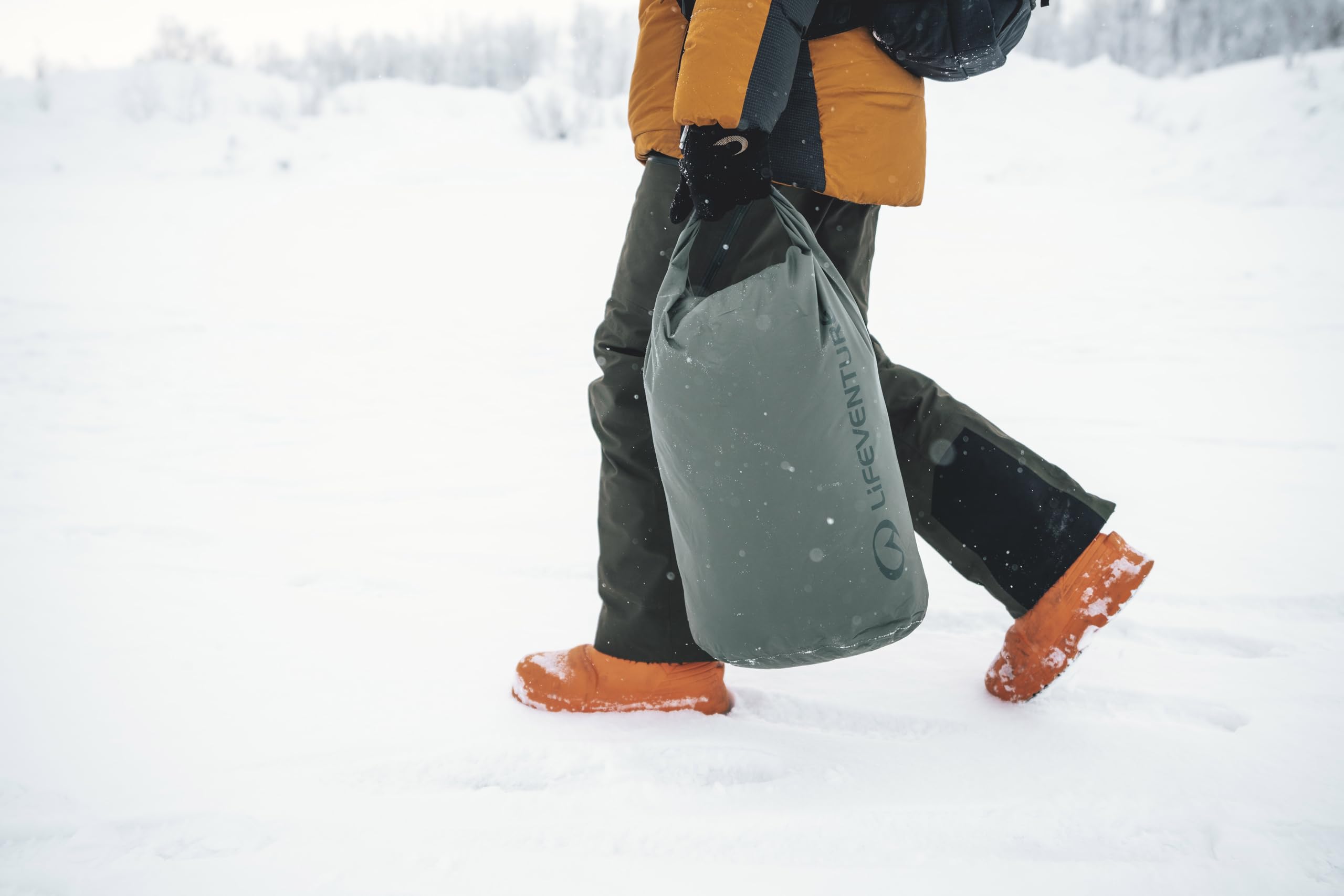 Lifeventure Stormlight Dry Bag, Siliconized Rip-Stop 70D Fabric with Fully Taped Seams | Roll-Top Closure Waterproof Dry Sack for Adventure Travel - 3