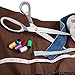 Office Scissors Pack Craft Sissors - Best Titanium Scissors - Sharp Scissors, Sewing Siccors, Multi Pack Set of 3, Soft Handle, Utility Household Scizzors