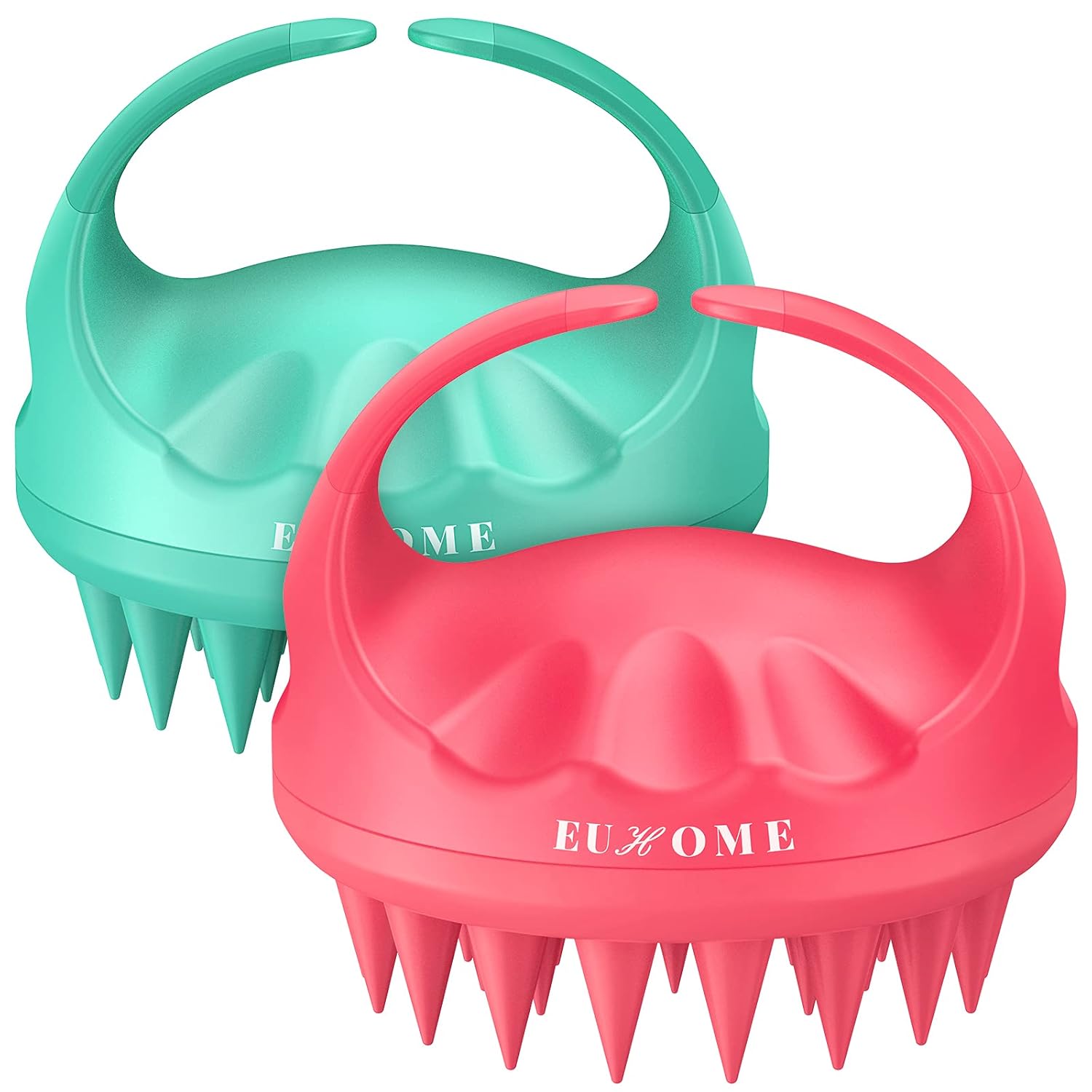 Scalp Massager Shampoo Brush, EUHOME Scalp Brush Hair Scrubber, Hair Washing Brush Scalp Exfoliator Brush for Dandruff, 2 Pack Head Scrubber for All Hair Types of Women, Men : Beauty & Personal Care