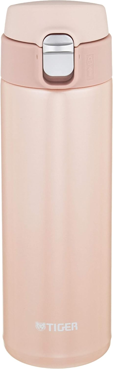 Tiger Thermos Water Bottle, TIGER Mug Bottle, 16.9 fl oz (480 ml), Sahara One Touch, Lightweight, MMJ-A482KJ, Black