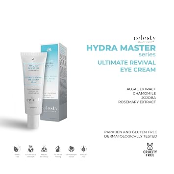 Eye Revival Cream, Reduces Puffiness, Dark Circles, Anti-Aging Repair Cream with Peptides & Hyaluronic Acid Reduces Bags & Fine Lines Large 1 fl oz