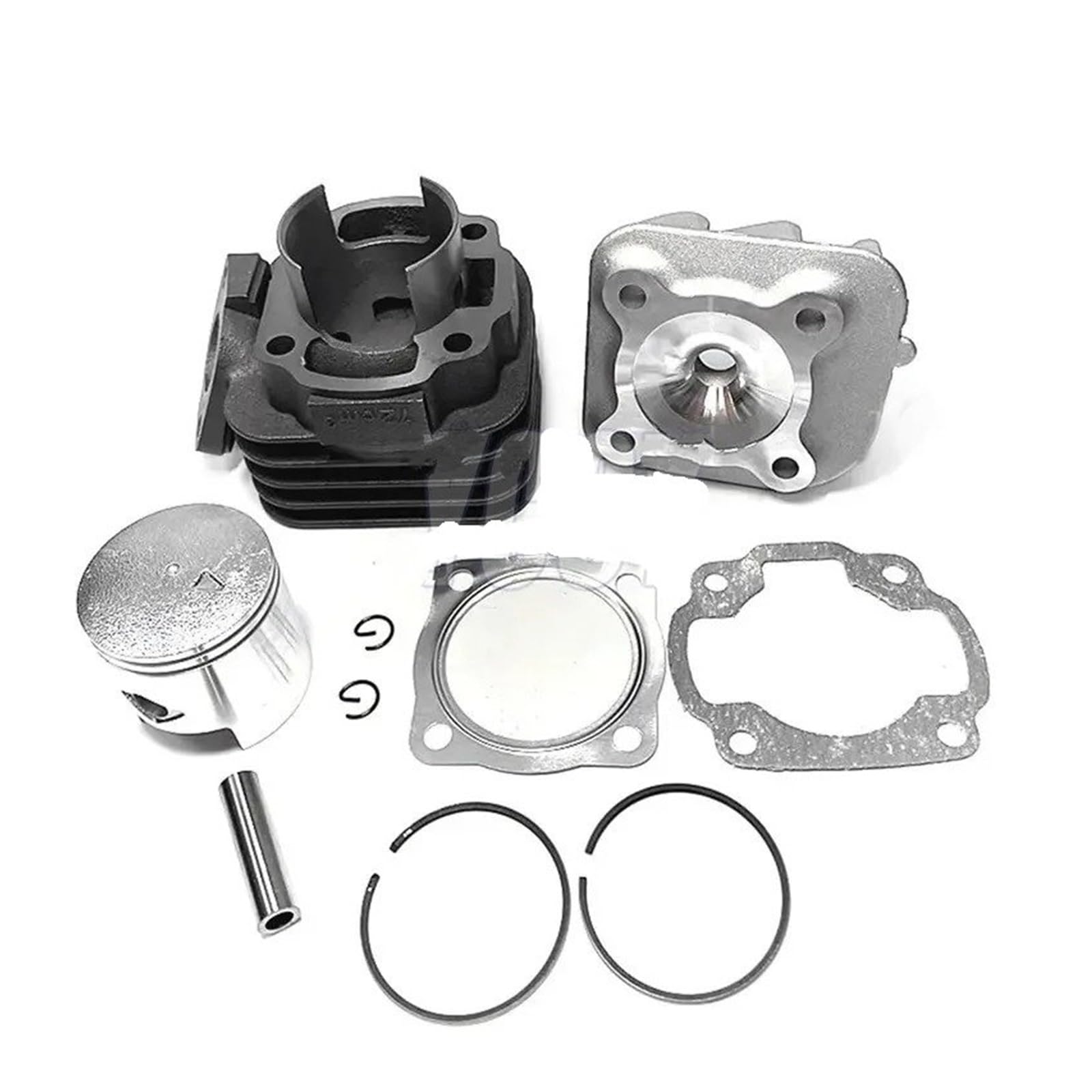Per JOG50 JOG 50 Vino 50 ATV Parti Di Attrezzature Ciclomotore 2xStroke Pistone 47MM 70CC Moto Big Bore Blocco Cilindri Kit Fit Kit pistone Cilindro