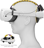 Vista 5 de EasySMX Q20 Headset Strap for Quest 2 - Accessories for Quest 2 - Lite Design for Improved Comfort Support, Heat Dissipating Materials, Rebust Side