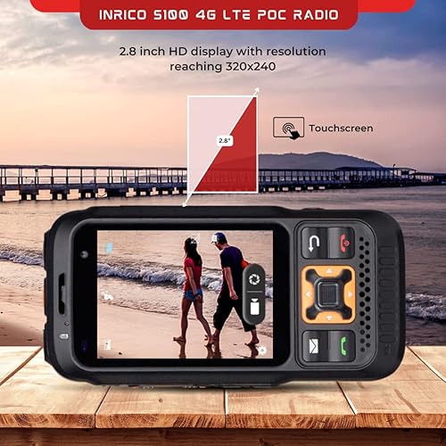 Miniatura 4 de Inrico S100 4G POC Radio con pantalla de 2.8 pulgadaspequeño teclado moda exquisita red de dos vías Radio apoyo GPSBlue-ToothSOS Reap PTT Zello