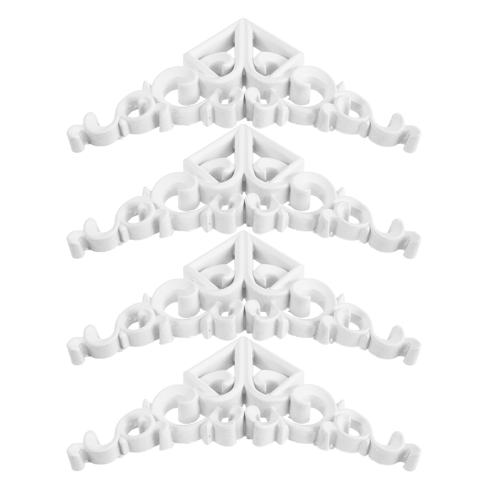 Apliques de madera Luxshiny de 17x17 cm estilo europeo claro para puertas
