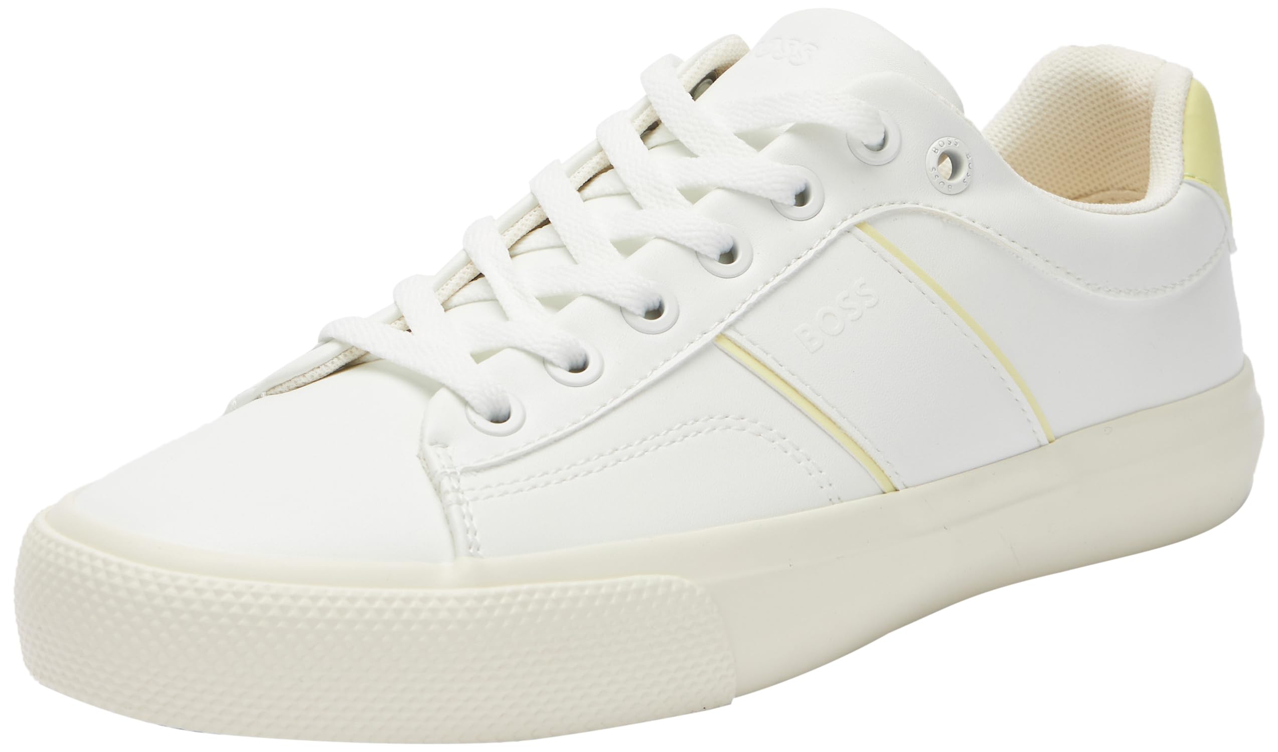 BOSS Women's Aiden_Tenn_flppW Sneaker, Open White170, 7 UK