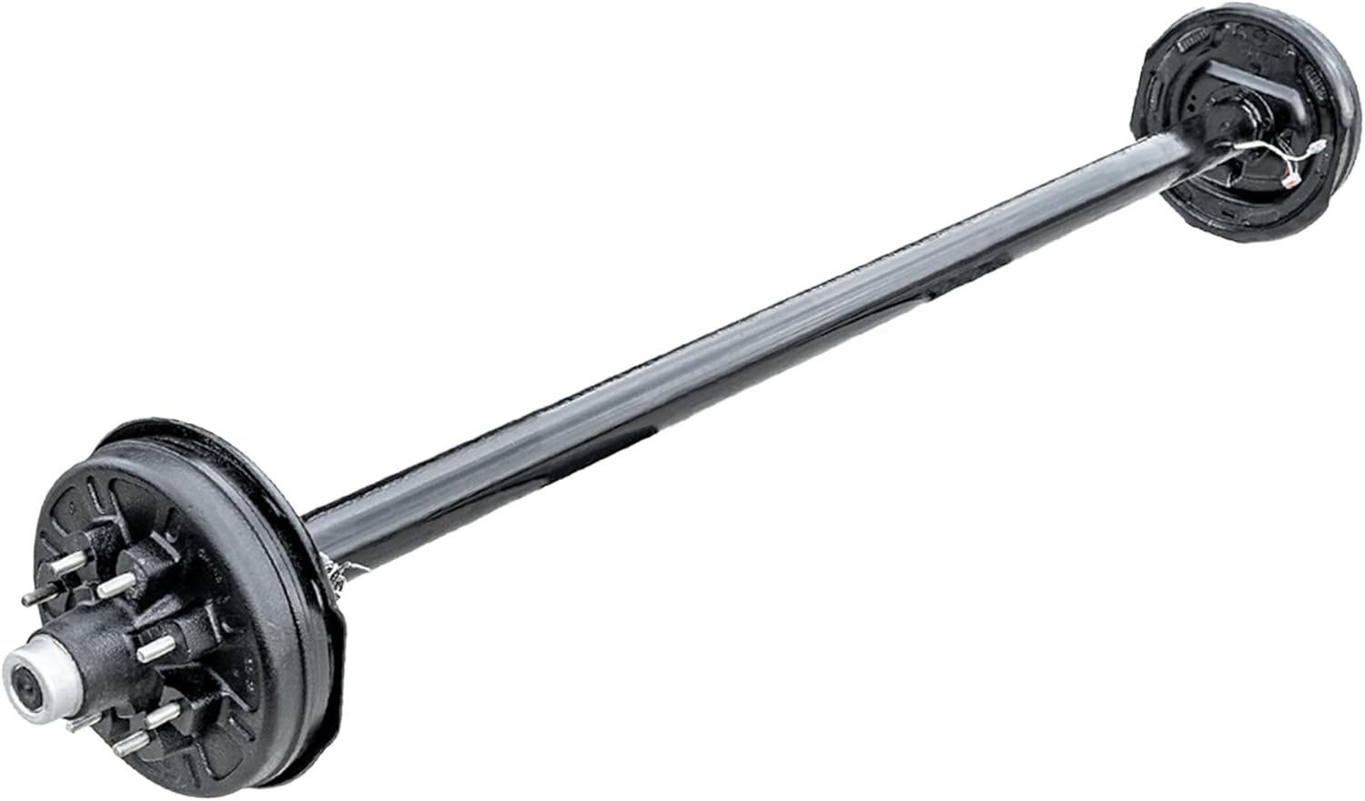 7k TK Trailer Axle - 7000 lb Electric Brake 8 Lug - Dexter Compatible, 85" Hubface 70" Spring Center / 8x6.5 Bolt Pattern