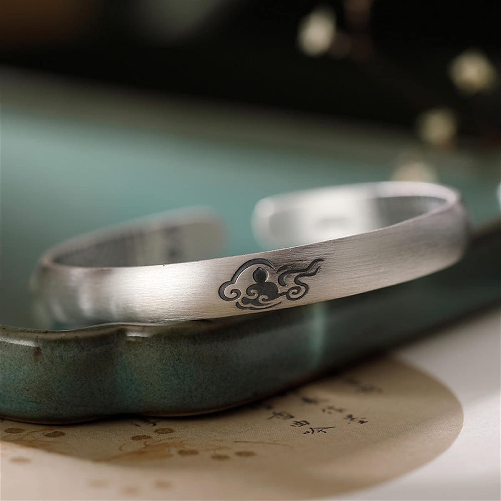 Cadeau d'anniversaire bijoux dames bracelet ouvert s999