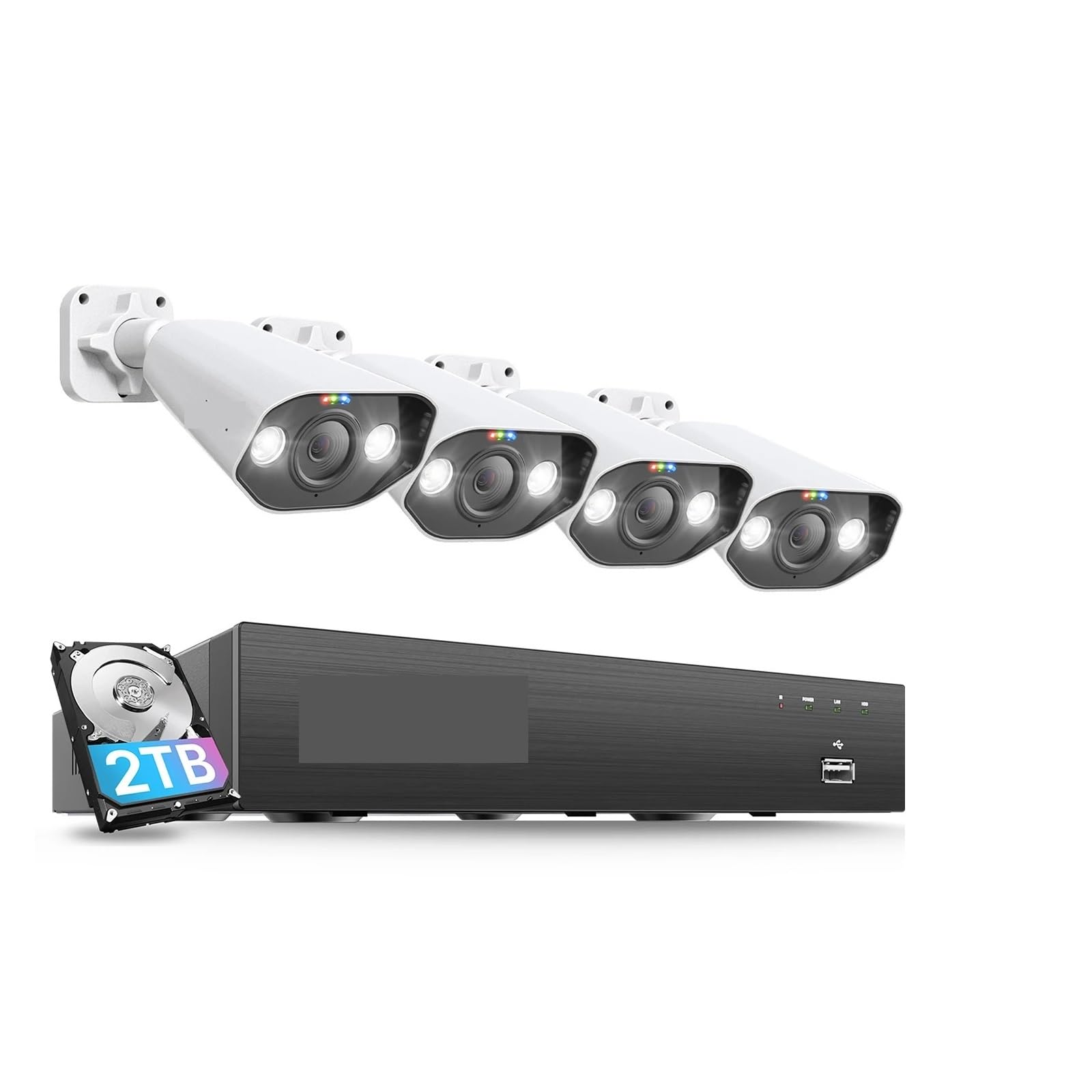 Telecamera di Sicurezza CCTV Poe da 8 MP/5 MP