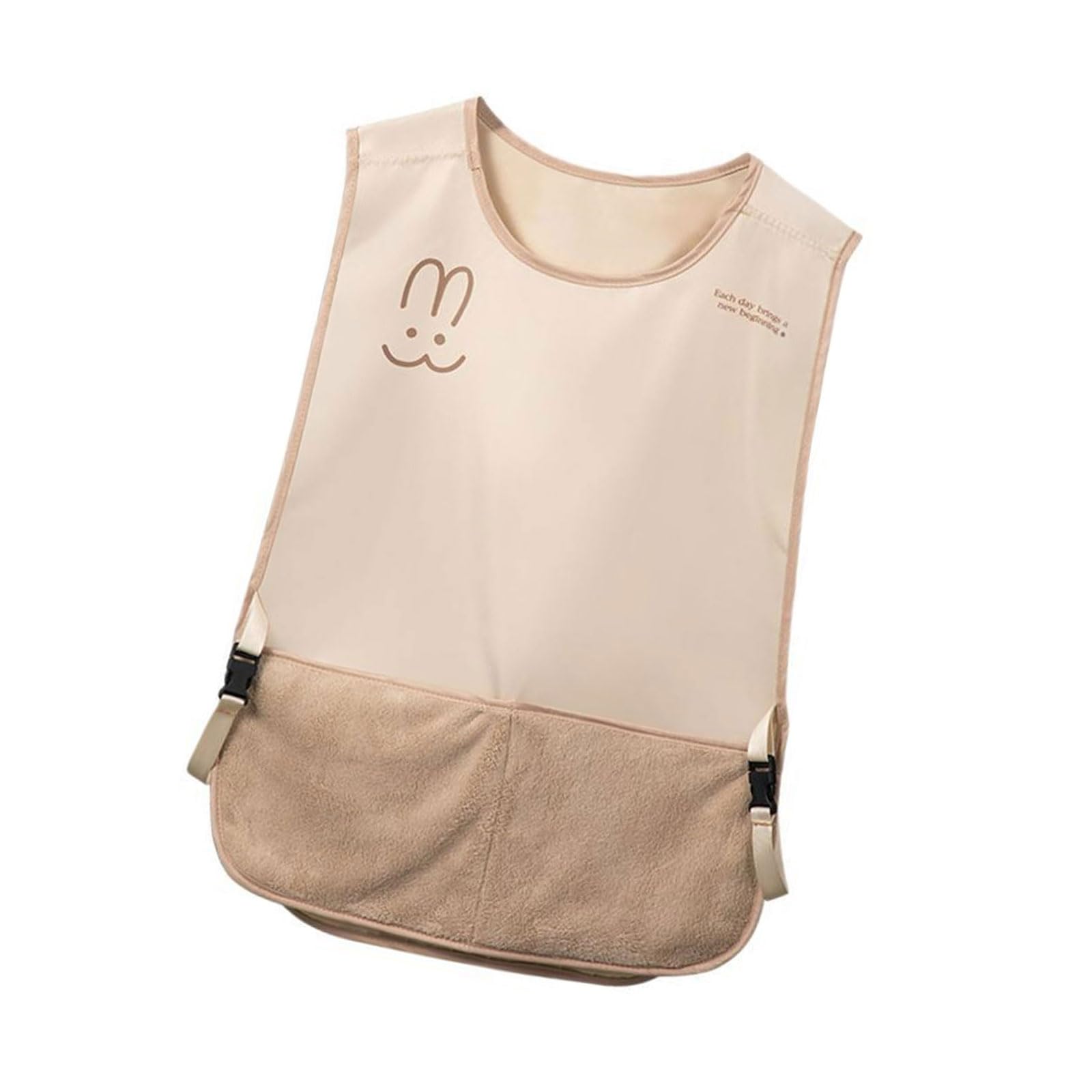 Kalttoy Easy Wears Vest Apron Featuring Waterproof Surfaced and Hand Cleaning Panels for Home Kitchens Waterproof Oil Resistant Kitchens Apron