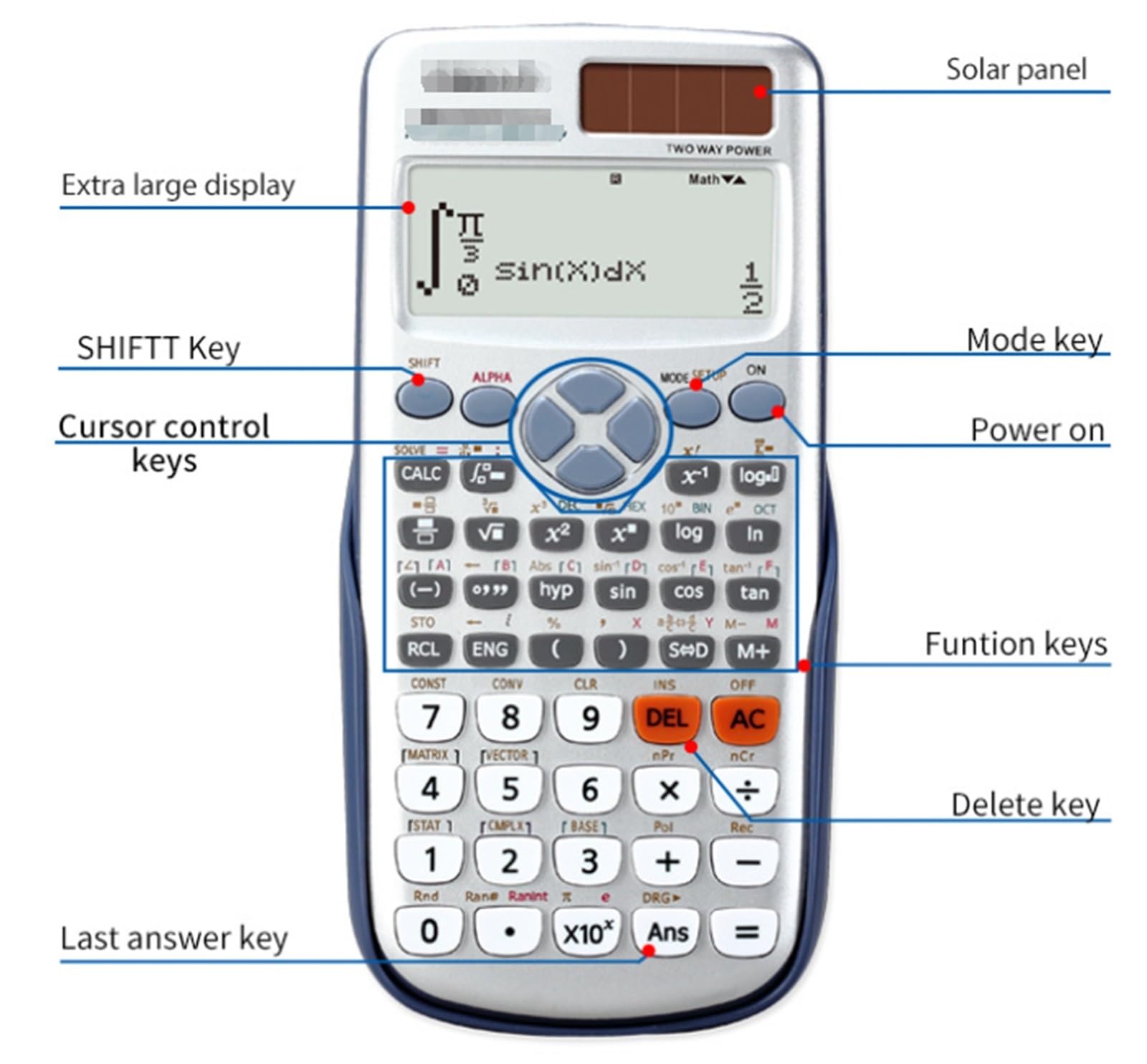 Calculatrice Fonction De Calculatrice Portable Adaptée À Une Utilisation Au Bureau Ou Aux Étudiants Bureau Office