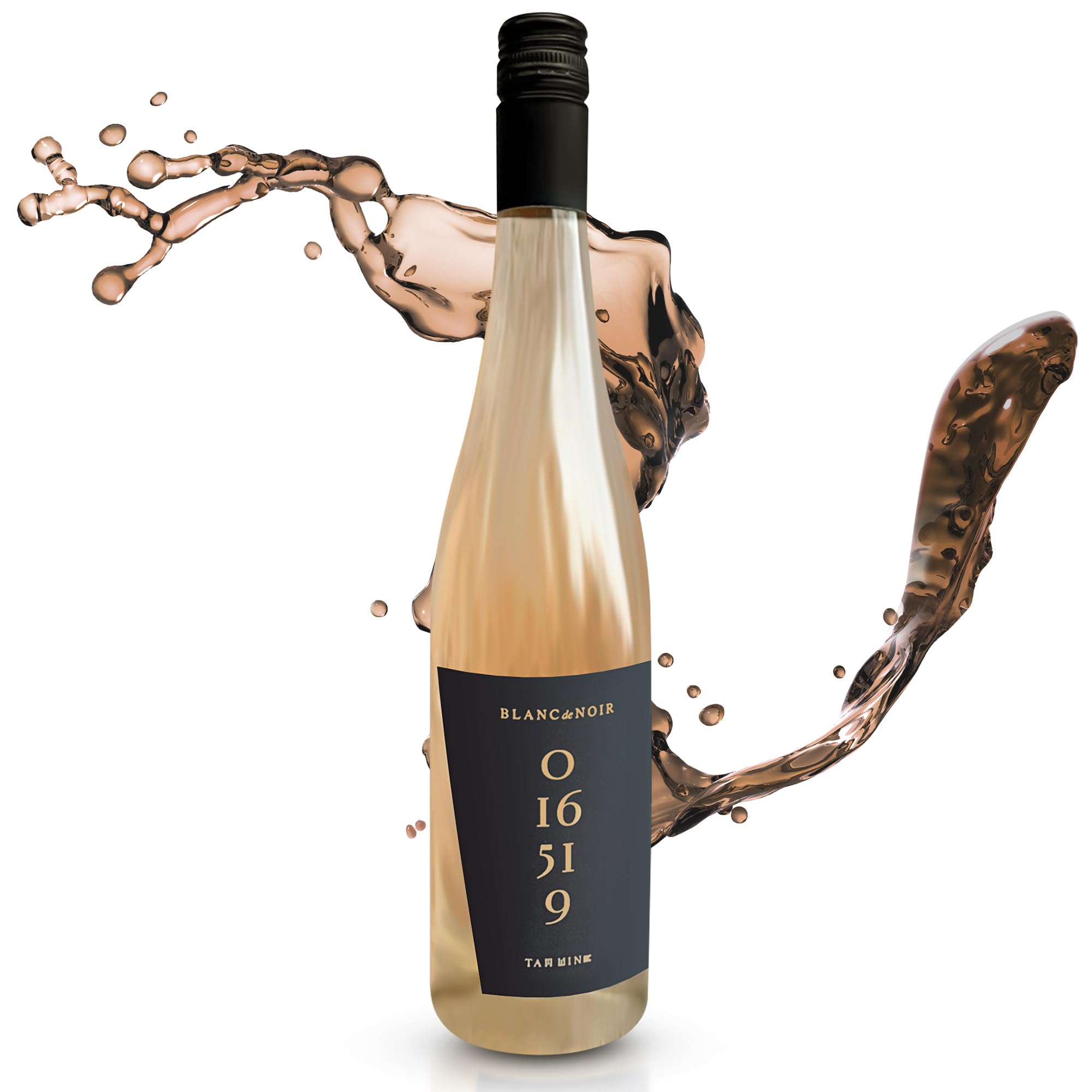 Farbe-des-Weines: Blanc de Noir (6 Flaschen) Weißwein aus roten Trauben, fruchtig & leichter Genuss mit Aromen von Pfirsich, Cirtus und grünem Apfel in der Farbe: 0-16-51-9, 750 ml, 11,5% vol