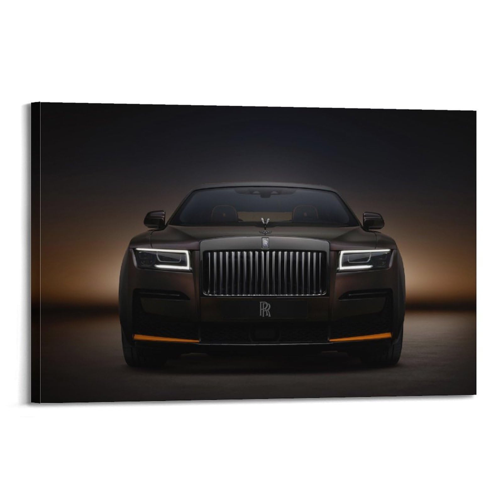 QLLS Luxury Car Poster for Rolls-Royce Gusto Sport Car Decorative Canvas Family Bedroom Artwork Picture Painting 20x30inch(50x75cm)