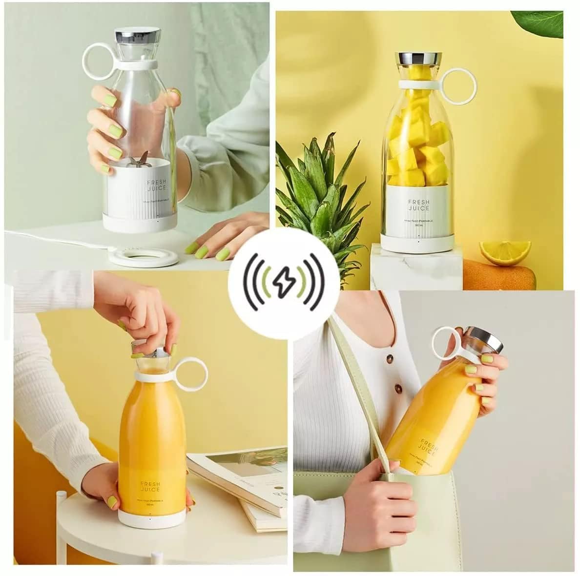 Achetez Dogeanu - Mélangeur portable, Mélangeur bouteille, Mélangeur Smoothie Maker, Mélangeur de smoothie, Mini mélangeur pour smoothie, Mélangeur de jus frais, Mélangeur de bouteille 350ml en ligne à bas prix en Inde - Amazon.in