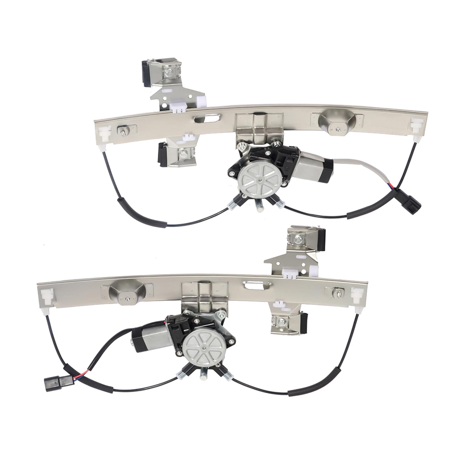 SCITOO Rear Left+Rear Right Power Window Regulator with Motor 2004-2008 for Pontiac Grand Prix