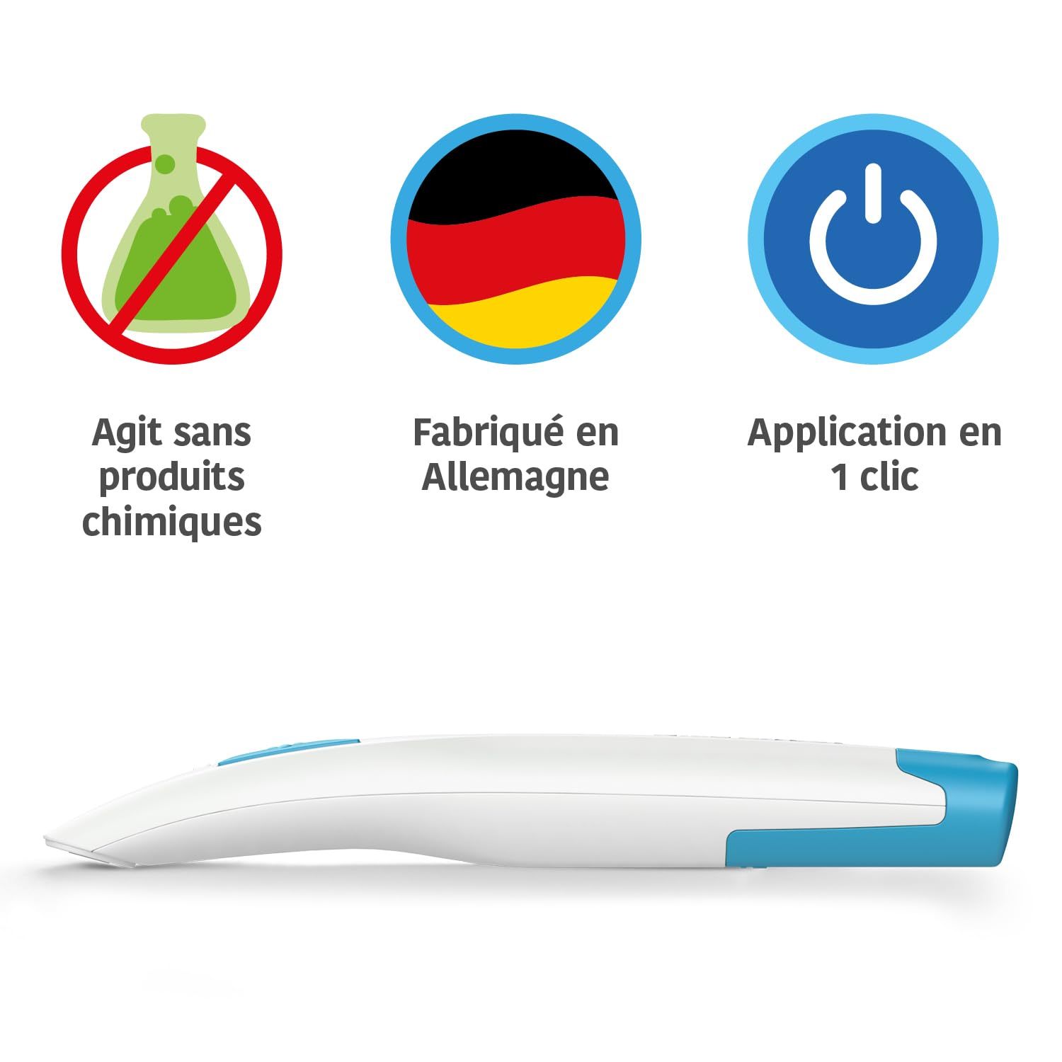 bite away Two Le Nouveau Look du Stylo Chauffant Contre Les démangeaisons; Le Stylo électronique pour Le Traitement Rapide des piqûres de moustiques; cliniquement prouvé et testé dermatologiquement