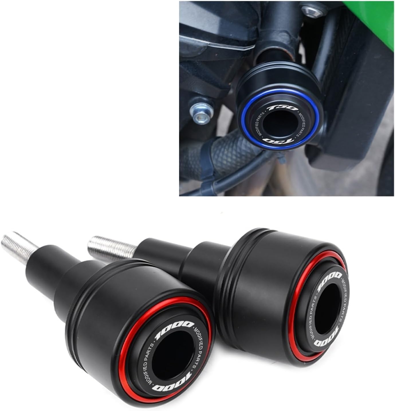 GSXS GSX-S 750 1000 1000GT GSXS750 GSXS1000 Motorcycle Falling Protection Fairing Guard Frame Slide Crash Protector(1000-Grey)