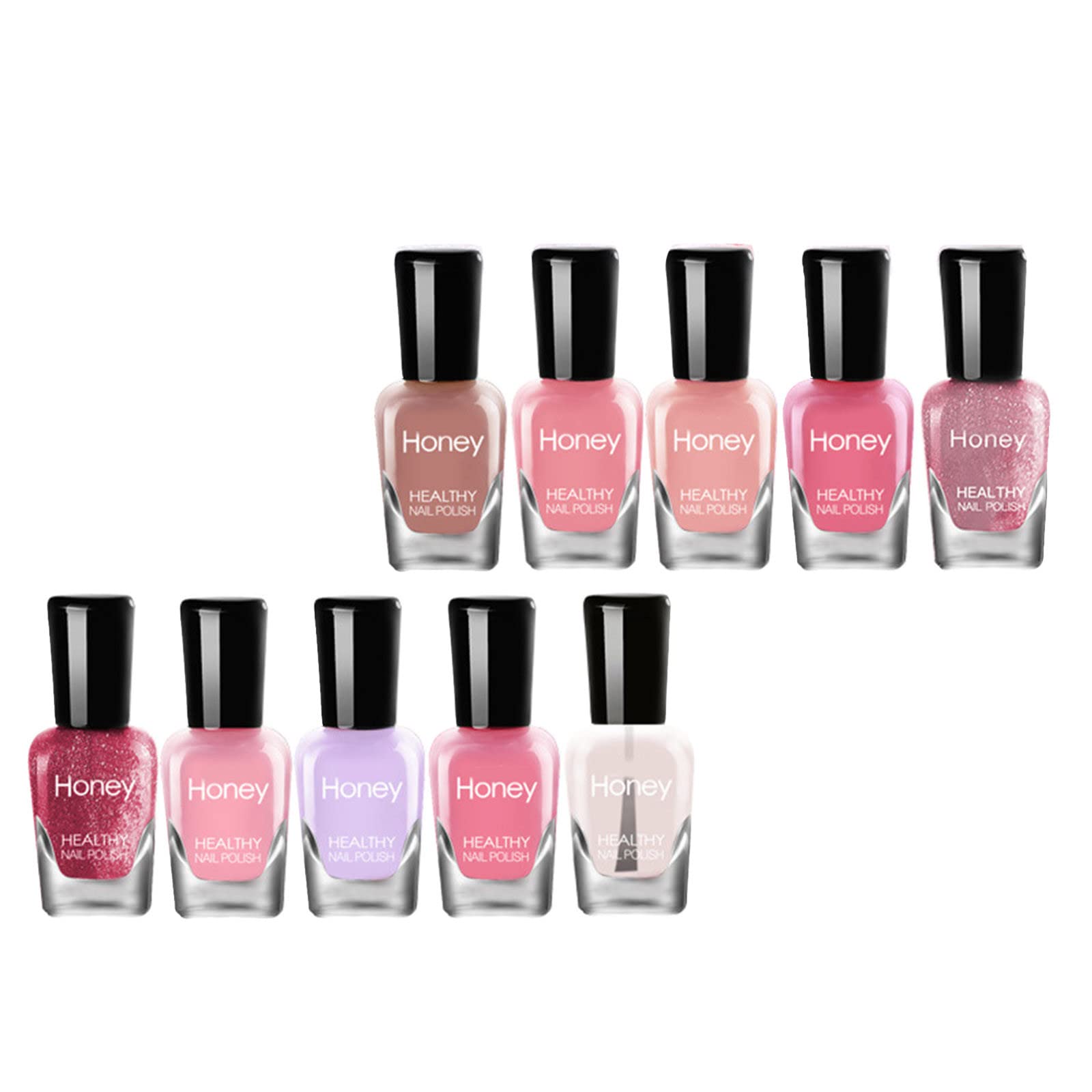 Amazon | マニキュアセット ピールオフ 水性速乾 初心者向け 5ml×10本