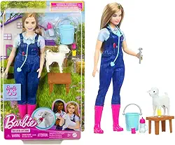 Barbie Profissões Conjunto de Brinquedo Agricultora para crianças a partir de 3 anos