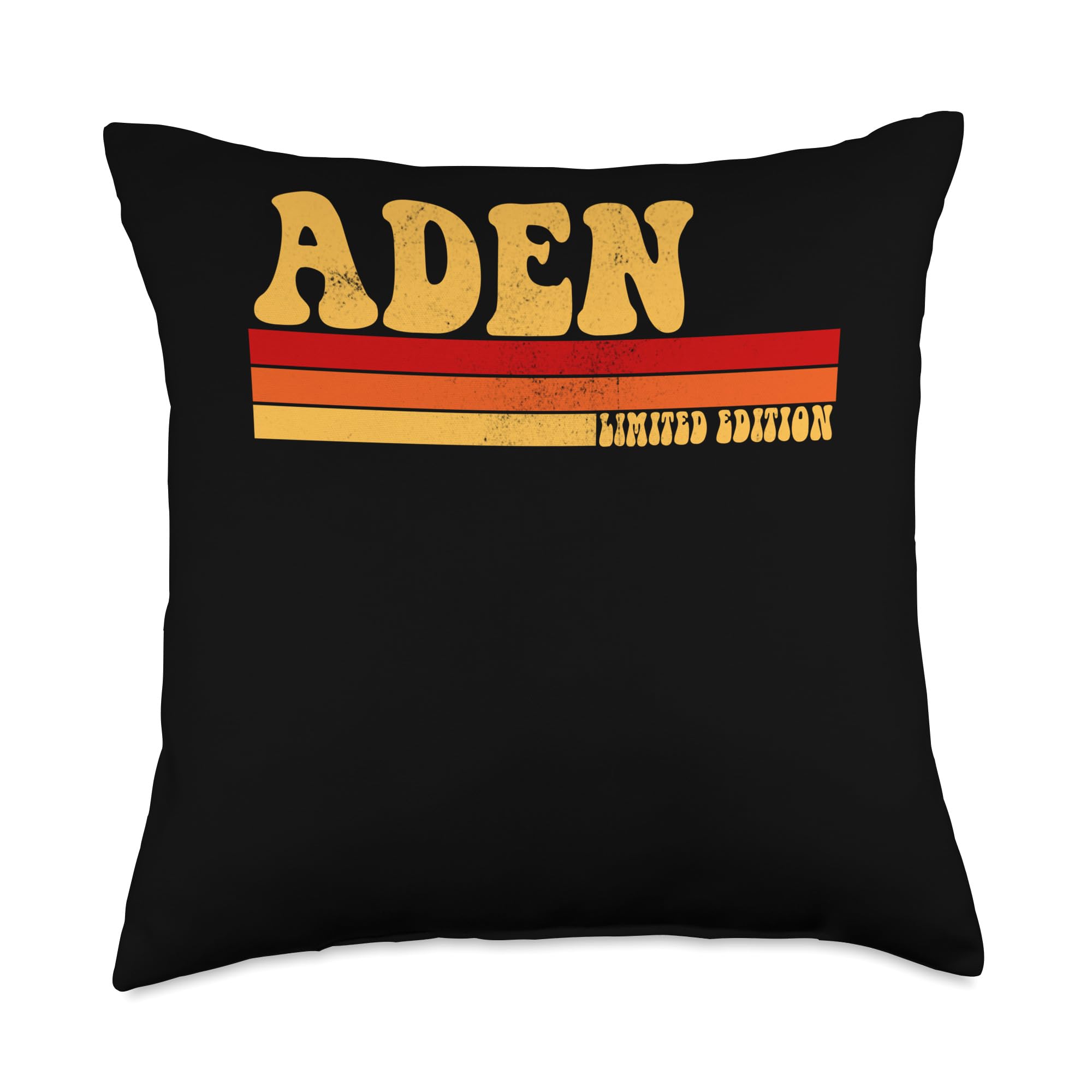 ADEN Name Personalized Idea Men Retro Vintage ADEN Throw Pillow