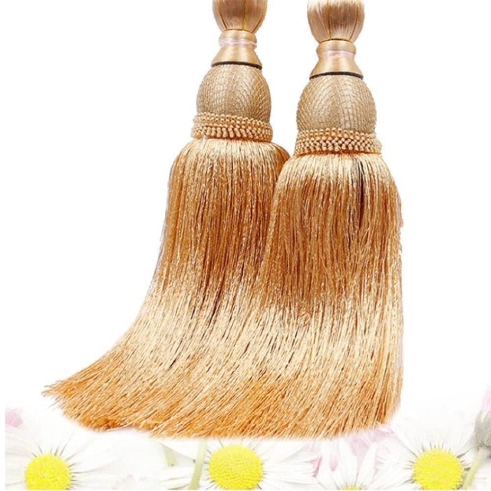 embrasse à pompon vintage, Lot de 2 pinces à rideaux luxe for décoration maison, accessoires suspension, ceinture, sangle rideau, boucle d'embrasse pompon, comme illustré 3(As Shown 6)